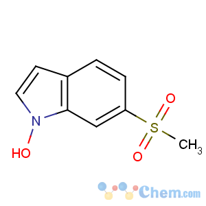CAS No:170492-47-4 1-hydroxy-6-methylsulfonylindole
