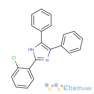 CAS No:1707-67-1 2-(2-chlorophenyl)-4,5-diphenyl-1H-imidazole