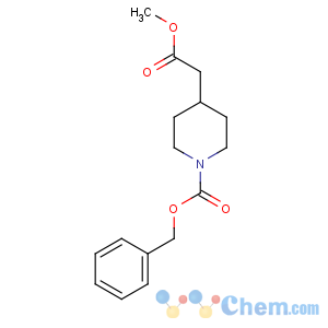 CAS No:170737-53-8 benzyl 4-(2-methoxy-2-oxoethyl)piperidine-1-carboxylate