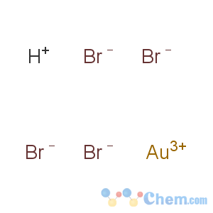 CAS No:17083-68-0 Aurate(1-),tetrabromo-, hydrogen (1:1), (SP-4-1)-