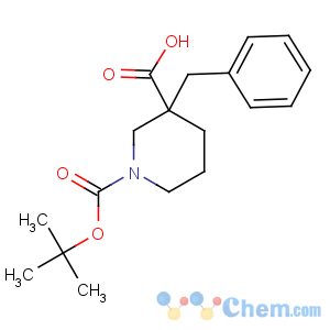 CAS No:170838-83-2 3-benzyl-1-[(2-methylpropan-2-yl)oxycarbonyl]piperidine-3-carboxylic<br />acid