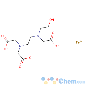 CAS No:17084-02-5 Iron,[N-[2-[bis[(carboxy-kO)methyl]amino-kN]ethyl]-N-[2-(hydroxy-kO)ethyl]glycinato(3-)-kN,kO]-