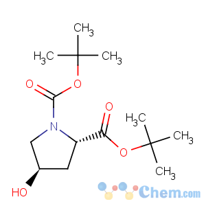 CAS No:170850-75-6 1,2-Pyrrolidinedicarboxylicacid, 4-hydroxy-, 1,2-bis(1,1-dimethylethyl) ester, (2S,4R)-