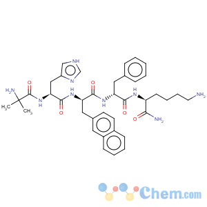 CAS No:170851-70-4 L-Lysinamide,2-methylalanyl-L-histidyl-3-(2-naphthalenyl)-D-alanyl-D-phenylalanyl-