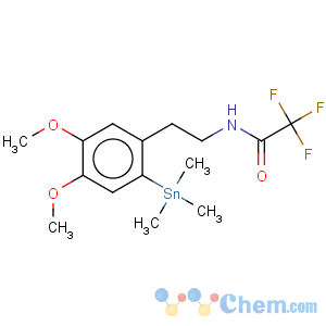 CAS No:170953-68-1 n-trifluoroacetyl-(3,4-dimethoxy-6-trimethylstannylphenyl)ethylamine