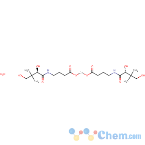 CAS No:17097-76-6 Butanoic acid,4-[[(2R)-2,4-dihydroxy-3,3-dimethyl-1-oxobutyl]amino]-, calcium salt (2:1)