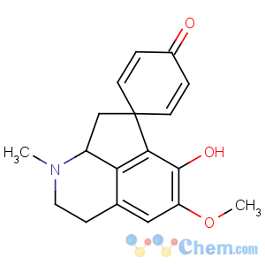 CAS No:17127-48-9 Spiro[2,5-cyclohexadiene-1,7'(1'H)-cyclopent[ij]isoquinolin]-4-one,2',3',8',8'a-tetrahydro-6'-hydroxy-5'-methoxy-1'-methyl-
