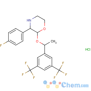 CAS No:171482-05-6 (2R,3S)-2-[(1R)-1-[3,<br />5-bis(trifluoromethyl)phenyl]ethoxy]-3-(4-fluorophenyl)morpholine