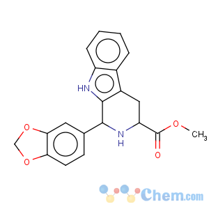CAS No:171596-41-1 (1r,3r)-methyl-1,2,3,4-tetrahydro-1-(3,4-methylenedioxyphenyl)-9h-pyrido[3,4-b]indole-3-carboxylate