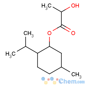 CAS No:17162-29-7 (5-methyl-2-propan-2-ylcyclohexyl) 2-hydroxypropanoate