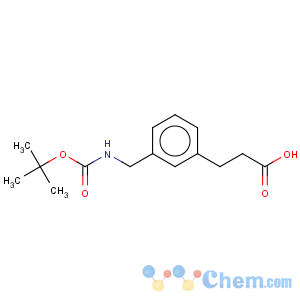 CAS No:171663-00-6 3-(3-((tert-butoxycarbonylamino)methyl)phenyl)propanoic acid