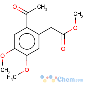 CAS No:17173-27-2 Benzeneacetic acid,2-acetyl-4,5-dimethoxy-, methyl ester