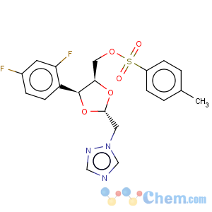 CAS No:171764-49-1 (2r,4r) cis-(2,4-difluorophenyl)-2-(1,2,4-triazole-1-yl-methyl)-1,3-dioxolane-4yl-methyl-p-tolysulfonate