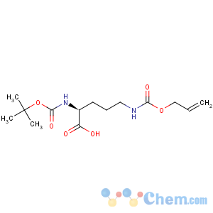 CAS No:171820-74-9 L-Ornithine,N2-[(1,1-dimethylethoxy)carbonyl]-N5-[(2-propen-1-yloxy)carbonyl]-