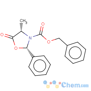 CAS No:171860-41-6 (2S,4S)-3-Benzyloxycarbonyl-4-methyl-2-phenyl-1,3-oxazolidin-5-one