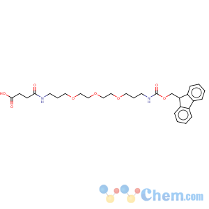 CAS No:172089-14-4 6,9,12-Trioxa-2,16-diazaeicosanedioicacid, 17-oxo-, 1-(9H-fluoren-9-ylmethyl) ester