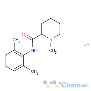 CAS No:1722-62-9 N-(2,6-dimethylphenyl)-1-methylpiperidine-2-carboxamide