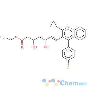 CAS No:172336-32-2 Ethyl (E)-3,5-dihydroxy-7-[2-cyclopropyl-4-(4-fluorophenyl)-3-quinolinyl]-hept-6-enoate