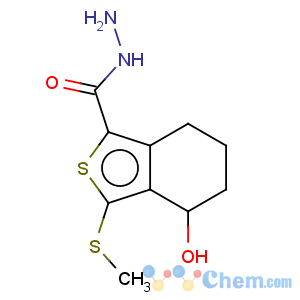 CAS No:172516-38-0 Benzo[c]thiophene-1-carboxylicacid, 4,5,6,7-tetrahydro-4-hydroxy-3-(methylthio)-, hydrazide