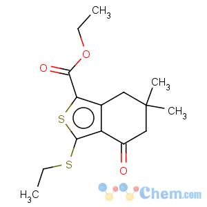 CAS No:172516-43-7 Benzo[c]thiophene-1-carboxylicacid, 3-(ethylthio)-4,5,6,7-tetrahydro-6,6-dimethyl-4-oxo-, ethyl ester