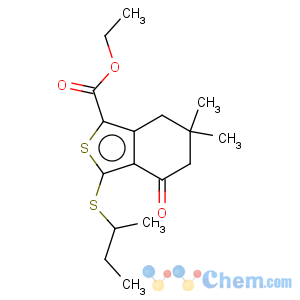 CAS No:172516-44-8 Benzo[c]thiophene-1-carboxylicacid, 4,5,6,7-tetrahydro-6,6-dimethyl-3-[(1-methylpropyl)thio]-4-oxo-, ethylester