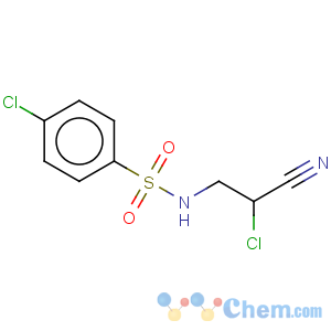 CAS No:17260-63-8 Benzenesulfonamide,4-chloro-N-(2-chloro-2-cyanoethyl)-