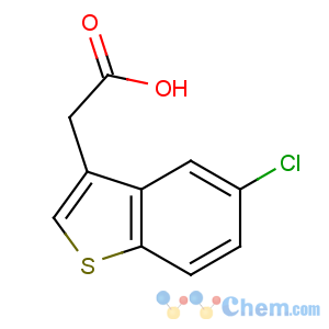 CAS No:17266-30-7 2-(5-chloro-1-benzothiophen-3-yl)acetic acid