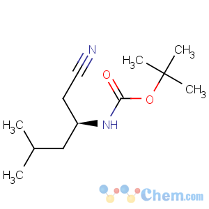 CAS No:172695-24-8 Carbamic acid,N-[(1S)-1-(cyanomethyl)-3-methylbutyl]-, 1,1-dimethylethyl ester