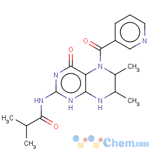 CAS No:172758-08-6 Propanamide,N-[3,4,5,6,7,8-hexahydro-6,7-dimethyl-4-oxo-5-(3-pyridinylcarbonyl)-2-pteridinyl]-2-methyl-
