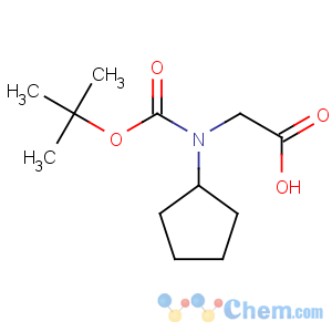 CAS No:172834-23-0 2-[cyclopentyl-[(2-methylpropan-2-yl)oxycarbonyl]amino]acetic acid