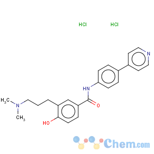 CAS No:172854-55-6 3-(3-(Dimethylamino)propyl)-4-hydroxy-N-(4-(4-pyridinyl)phenyl)benzamidedihydrochloride