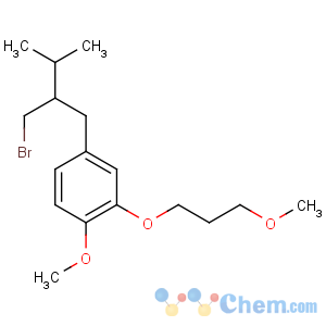 CAS No:172900-69-5 4-[(2R)-2-(bromomethyl)-3-methylbutyl]-1-methoxy-2-(3-methoxypropoxy)<br />benzene