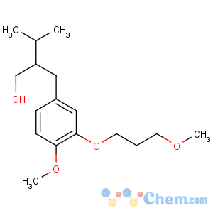 CAS No:172900-70-8 (2R)-2-[[4-methoxy-3-(3-methoxypropoxy)phenyl]methyl]-3-methylbutan-1-ol