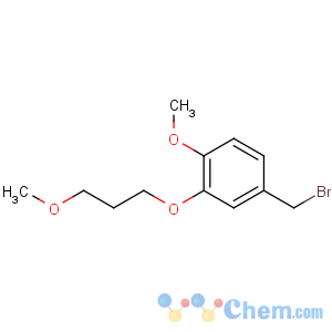 CAS No:172900-73-1 4-(bromomethyl)-1-methoxy-2-(3-methoxypropoxy)benzene