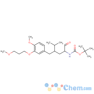 CAS No:172900-83-3 tert-butyl<br />N-[(2S,<br />4S)-4-[[4-methoxy-3-(3-methoxypropoxy)phenyl]methyl]-5-methyl-1-<br />oxohexan-2-yl]carbamate