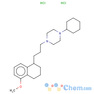 CAS No:172906-90-0 Piperazine,1-cyclohexyl-4-[3-(1,2,3,4-tetrahydro-5-methoxy-1-naphthalenyl)propyl]-