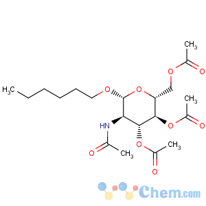 CAS No:172945-26-5 b-D-Glucopyranoside, hexyl2-(acetylamino)-2-deoxy-, 3,4,6-triacetate