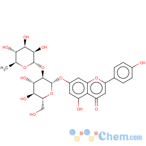 CAS No:17306-46-6 4H-1-Benzopyran-4-one,7-[[2-O-(6-deoxy-a-L-mannopyranosyl)-b-D-glucopyranosyl]oxy]-5-hydroxy-2-(4-hydroxyphenyl)-