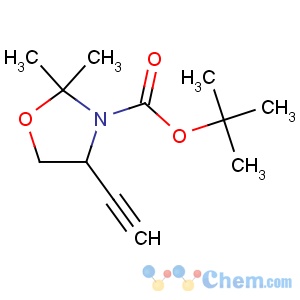 CAS No:173065-16-2 tert-butyl (4S)-4-ethynyl-2,2-dimethyl-1,3-oxazolidine-3-carboxylate