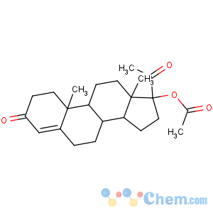 CAS No:17308-02-0 [(8R,9S,10R,13S,14S,17S)-17-acetyl-10,13-dimethyl-3-oxo-2,6,7,8,9,11,12,<br />14,15,16-decahydro-1H-cyclopenta[a]phenanthren-17-yl] acetate