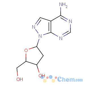 CAS No:17318-21-7 1H-Pyrazolo[3,4-d]pyrimidin-4-amine,1-(2-deoxy-b-D-erythro-pentofuranosyl)-