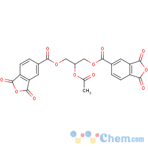 CAS No:1732-97-4 5-Isobenzofurancarboxylicacid, 1,3-dihydro-1,3-dioxo-, 5,5'-[2-(acetyloxy)-1,3-propanediyl] ester