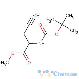 CAS No:173306-82-6 4-Pentynoic acid,2-[[(1,1-dimethylethoxy)carbonyl]amino]-, methyl ester