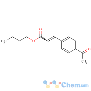 CAS No:173464-57-8 butyl 3-(4-acetylphenyl)prop-2-enoate