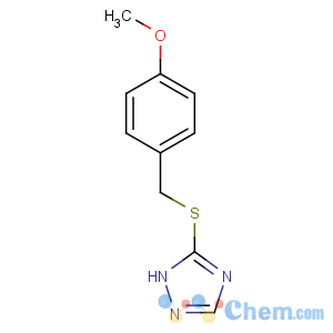 CAS No:17357-75-4 5-[(4-methoxyphenyl)methylsulfanyl]-1H-1,2,4-triazole
