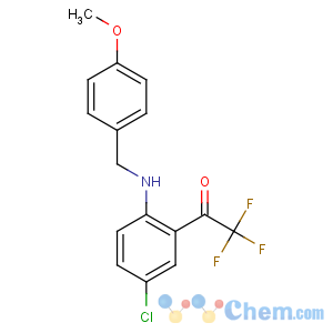 CAS No:173676-54-5 1-[5-chloro-2-[(4-methoxyphenyl)methylamino]phenyl]-2,2,<br />2-trifluoroethanone