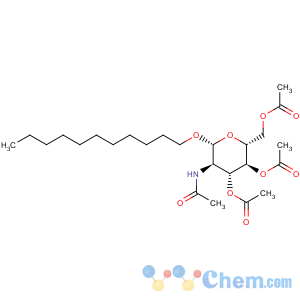 CAS No:173725-24-1 undecyl 2-acetamido-2-deoxy-3,4,6-tri-o-acetyl-beta-d-glucopyranoside