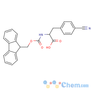 CAS No:173963-93-4 (2S)-3-(4-cyanophenyl)-2-(9H-fluoren-9-ylmethoxycarbonylamino)propanoic<br />acid