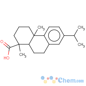 CAS No:1740-19-8 1-Phenanthrenecarboxylicacid, 1,2,3,4,4a,9,10,10a-octahydro-1,4a-dimethyl-7-(1-methylethyl)-,(1R,4aS,10aR)-