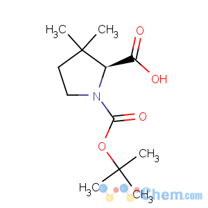 CAS No:174060-98-1 (S)-N-Boc-3,3-dimethylpyrrolidine-2-carboxylic acid